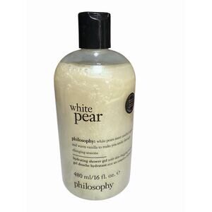 Philosophy White Pear Hydrating Bath & Shower Gel 16 fl oz - Pearlescent/White